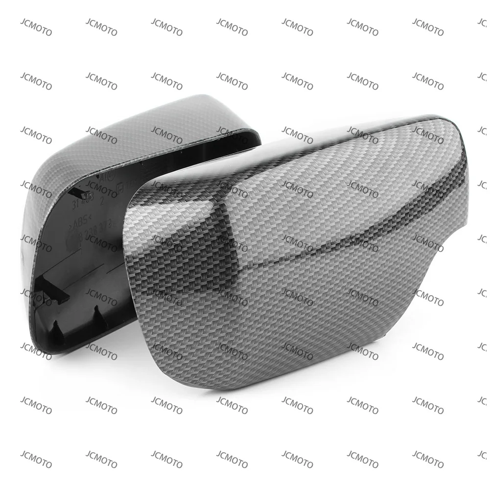 ABS Cap For BMW 3Series E46 1998 1999 2000 2001 2002 2003 2004 2005 2pcs Auto Exterior Rear View Side Mirror Cover Carbon Fiber