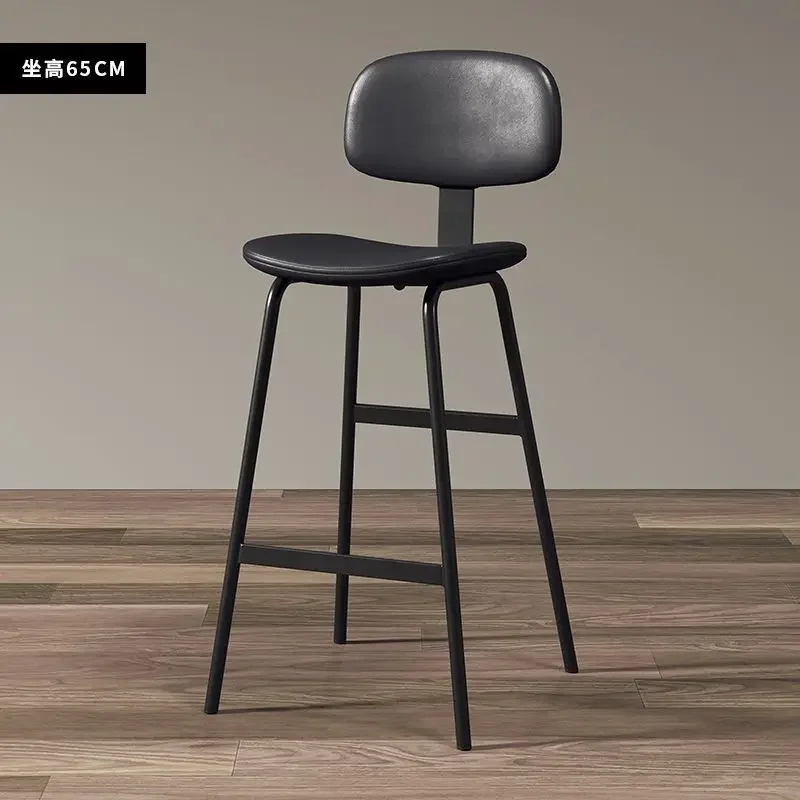 

yy23 Nordic modern light luxury bar chair simple back high stool bar front desk chair home high chair back