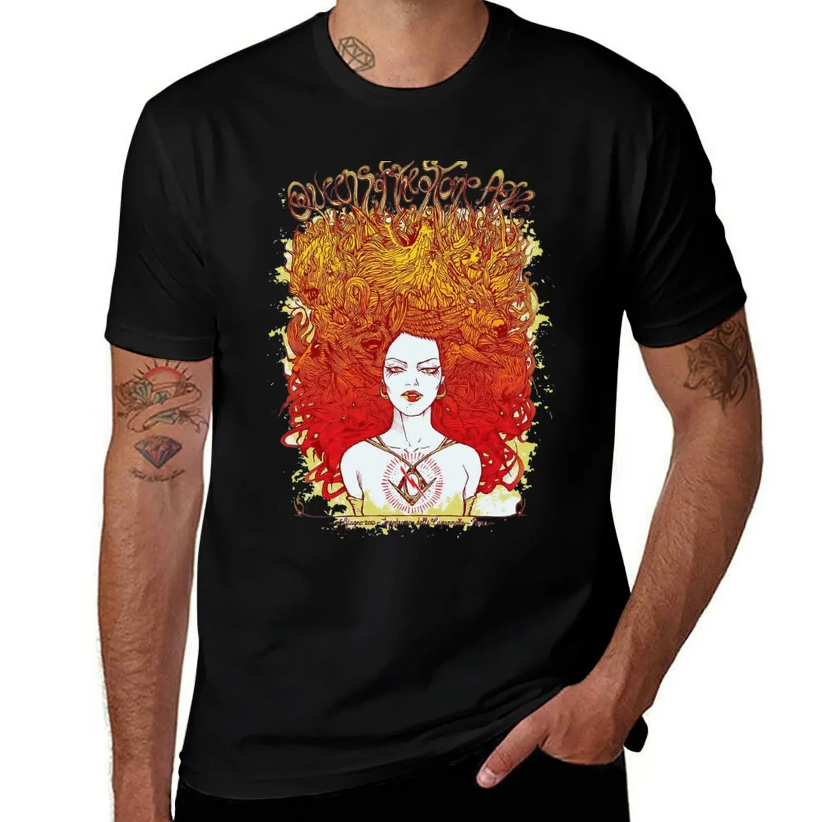 Queens of the Stone Age T-Shirt Simple Graphic Design T-Shirt