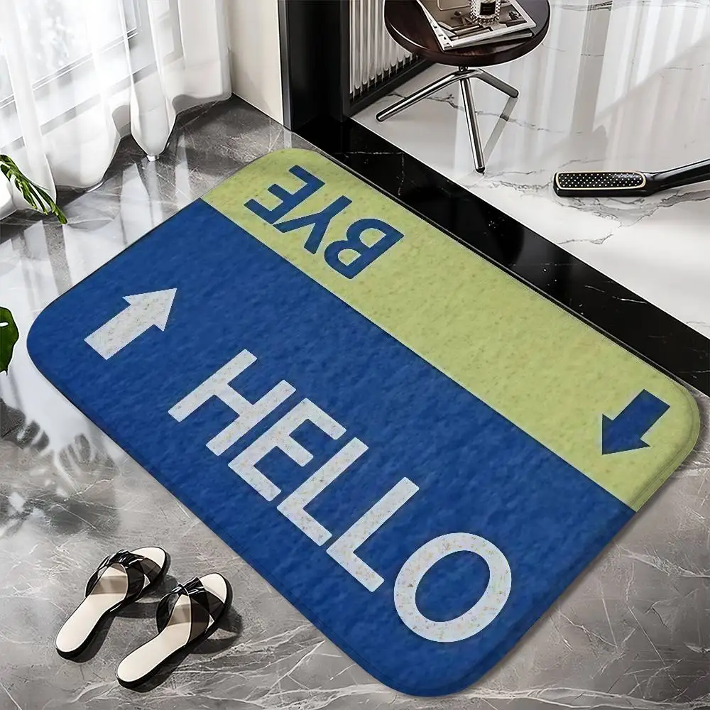 

Porch Creative Design Floor Mat Printed Large Carpets Room And Bedroom Carpets Bathroom Anti Slip Door MATS Small Carpets