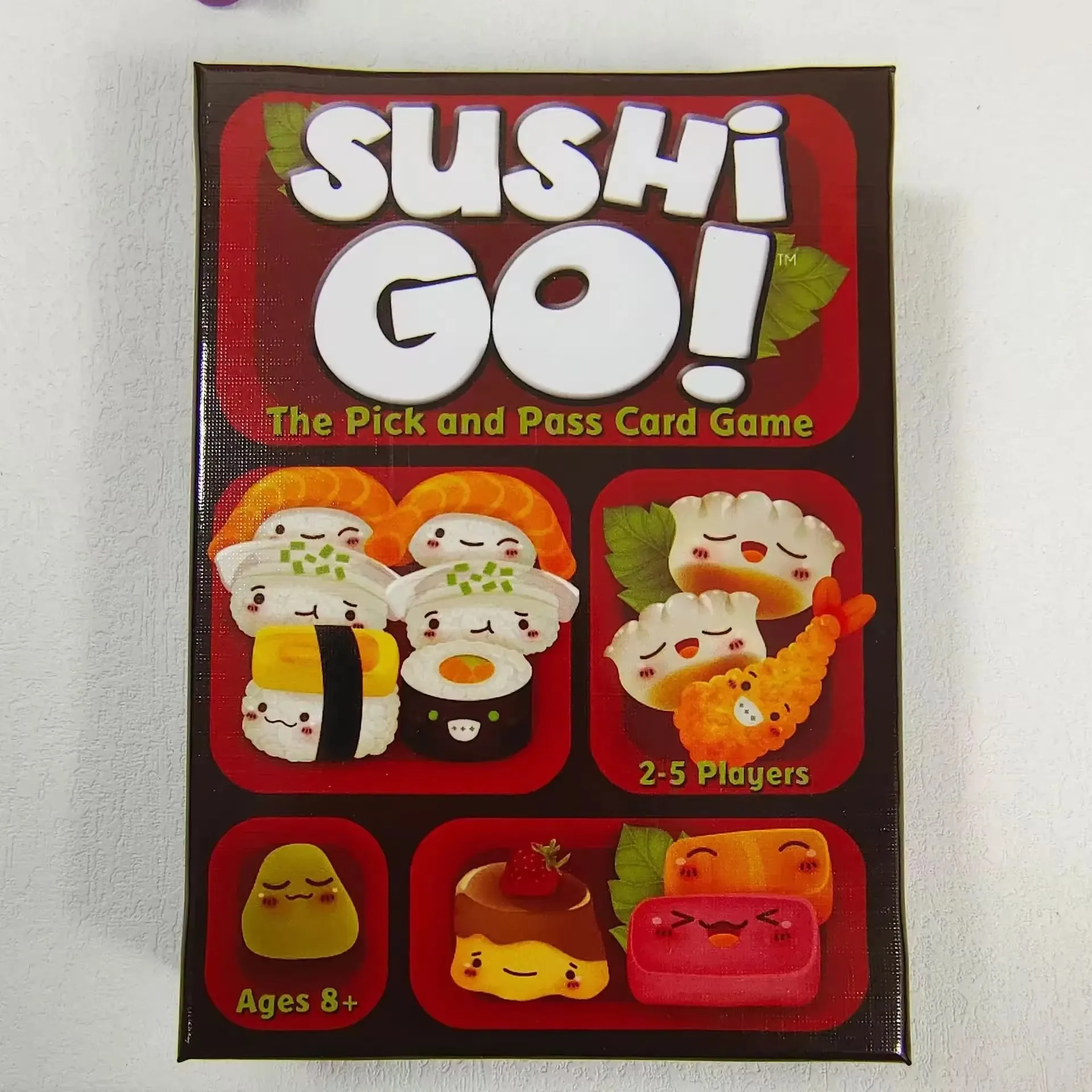 Sushi Go Party! - The Deluxe Pick & Pass Card Game by Gamewright, Multicolored