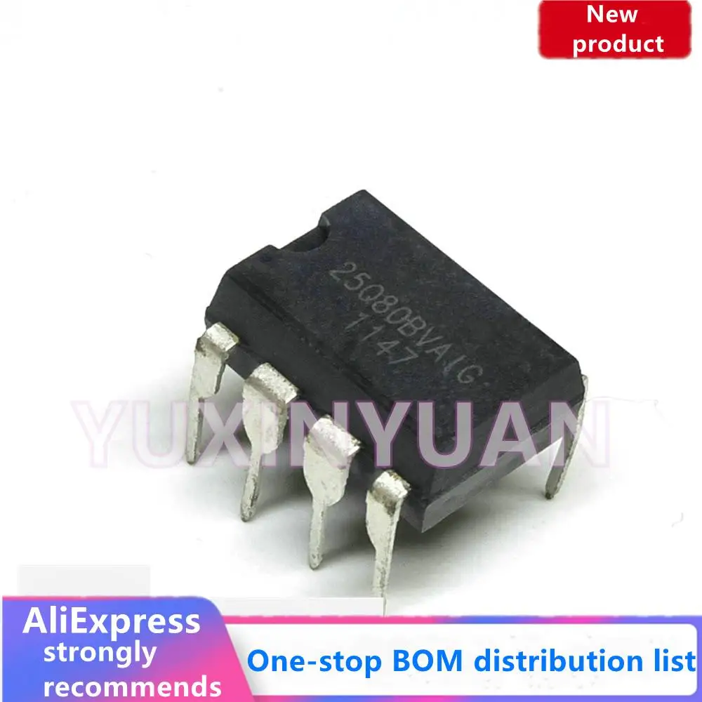 10PCS/LOT into W25Q80BVAIG W25Q80BV W25Q80 motherboard BIOS memory IC chip DIP-8can play