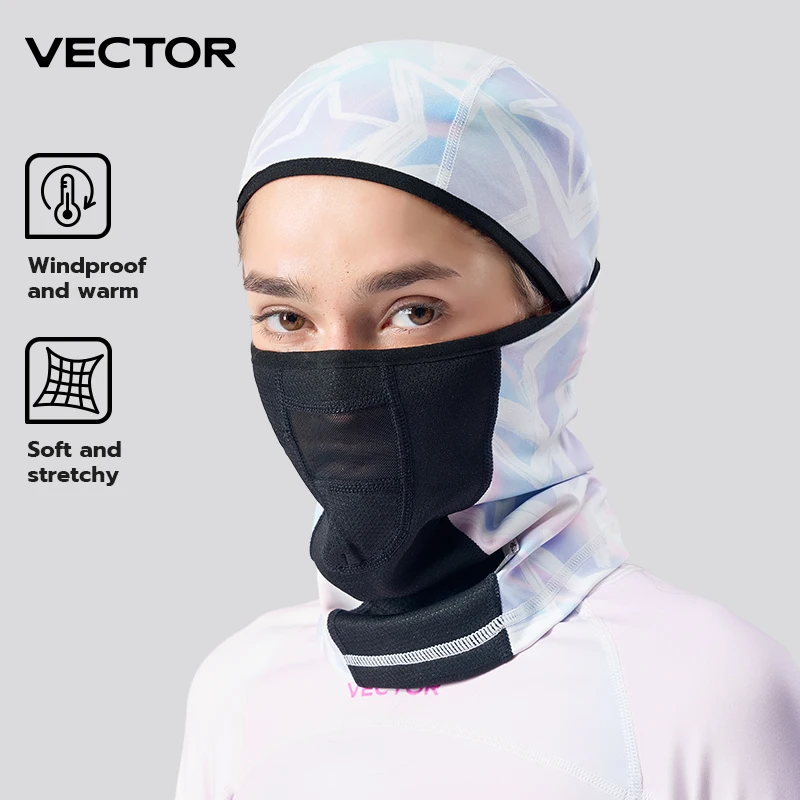 

VECTOR Adult Winter Cycling Mask Fleece Thermal Keep Warm Windproof Cycling Face Mask Balaclava Ski Mask Fishing Skiing Hat