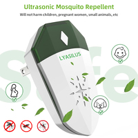2 pcs Indoor Electronic Ultrasonic Mosquito Repeller with US Plug for Home Office Warehouse Restaurant and Hotels