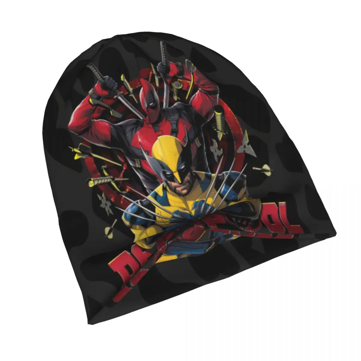 Hat 2024 MARVEL Video Thin Caps For Men Women Deadpool & Wolverine Skullies Beanies Ski Caps Cotton Bonnet Hats