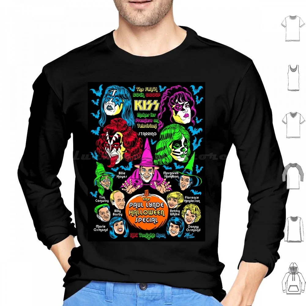 The Paul Lynde Halloween camiseta especial con capucha de algodón de manga larga The Paul Lynde Halloween especial Halloween Special Gitfs