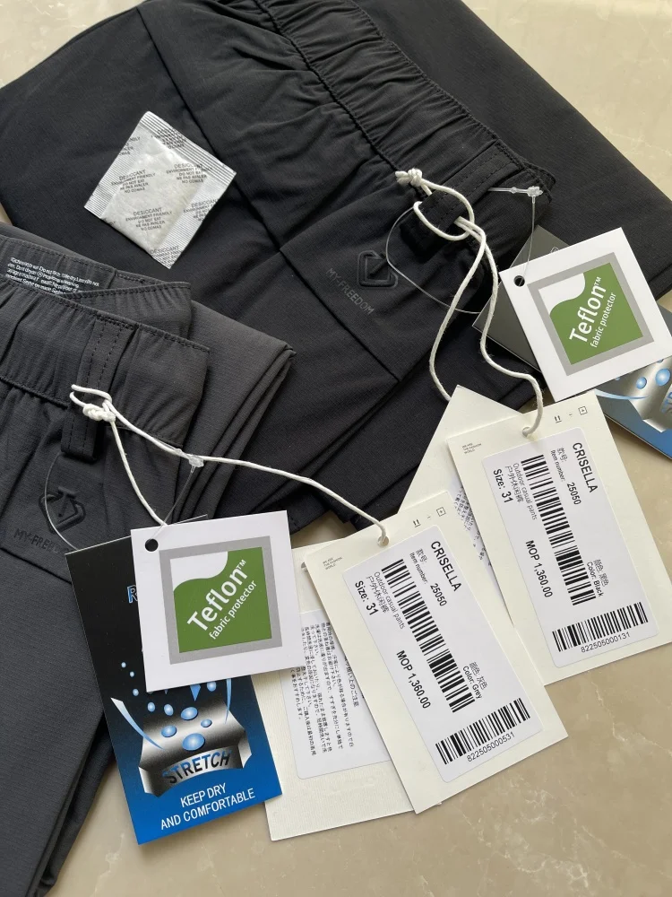 

Водостойкие легкие дышащие мужские повседневные брюки, эластичные прямые брюки Faion Urban Sle, летние длинные брюки