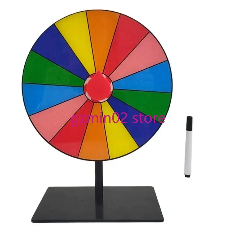 

P0UB Erasable Wheel Wheel Wheel Party Party Turnt Plate Lucky Draws Route Wheelte Колесо