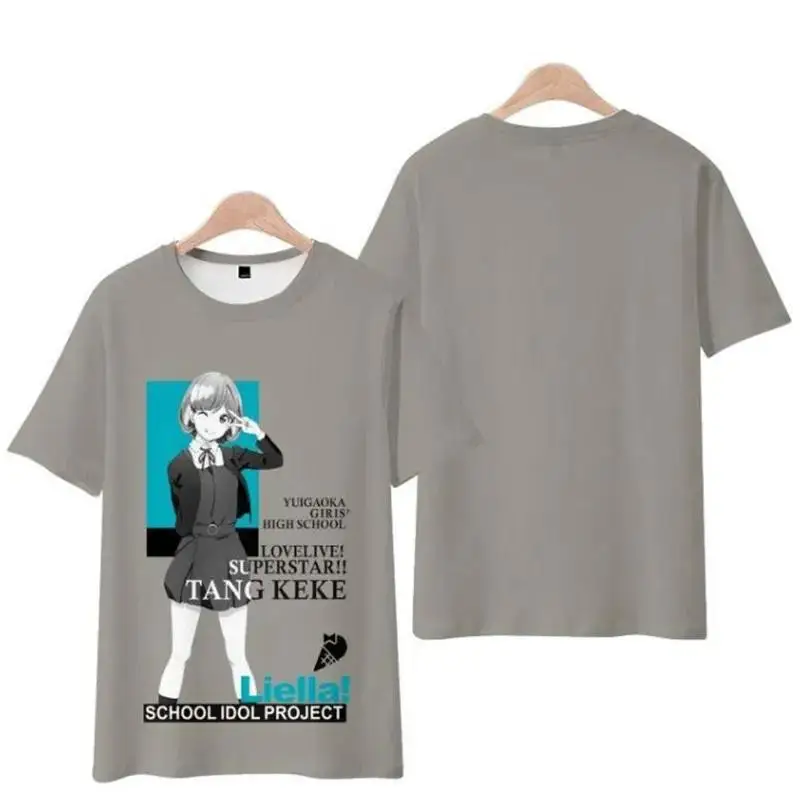 2026 New LoveLive SuperStar 3d T-shirt Kawaii Anime Men Women T Shirts Tops Casual O-neck Short Sleeve T-shirts Tee Shirt