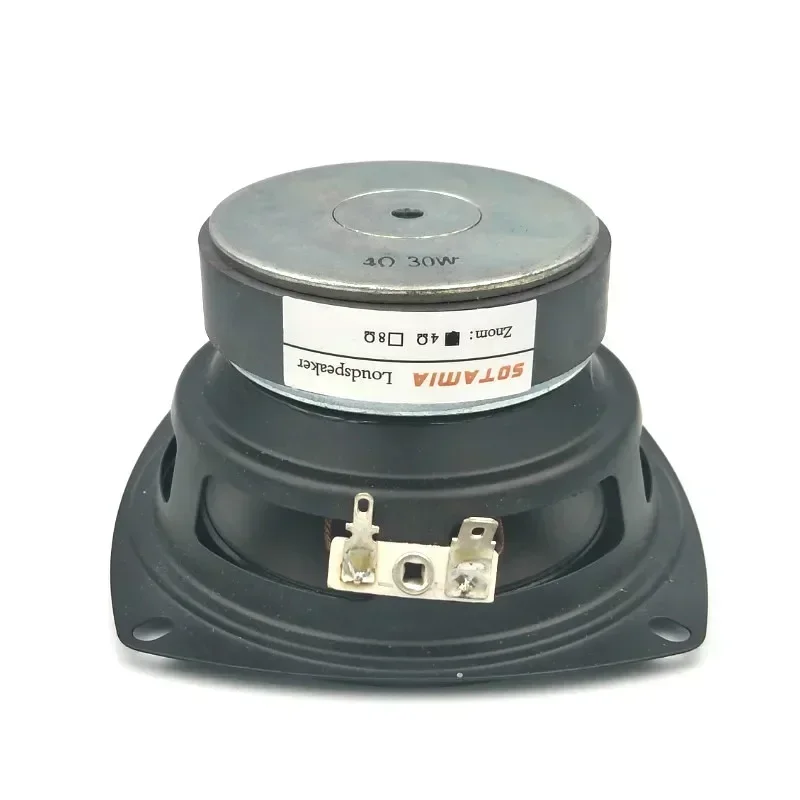 SOTAMIA 1 قطعة 4 بوصة منتصف المدى مكبر الصوت المتكلم 4 أوم 30 واط مكبر صوت مقاوم للماء HIFI مكبر الصوت PP حوض لتقوم بها بنفسك الحديقة البث الصوتي