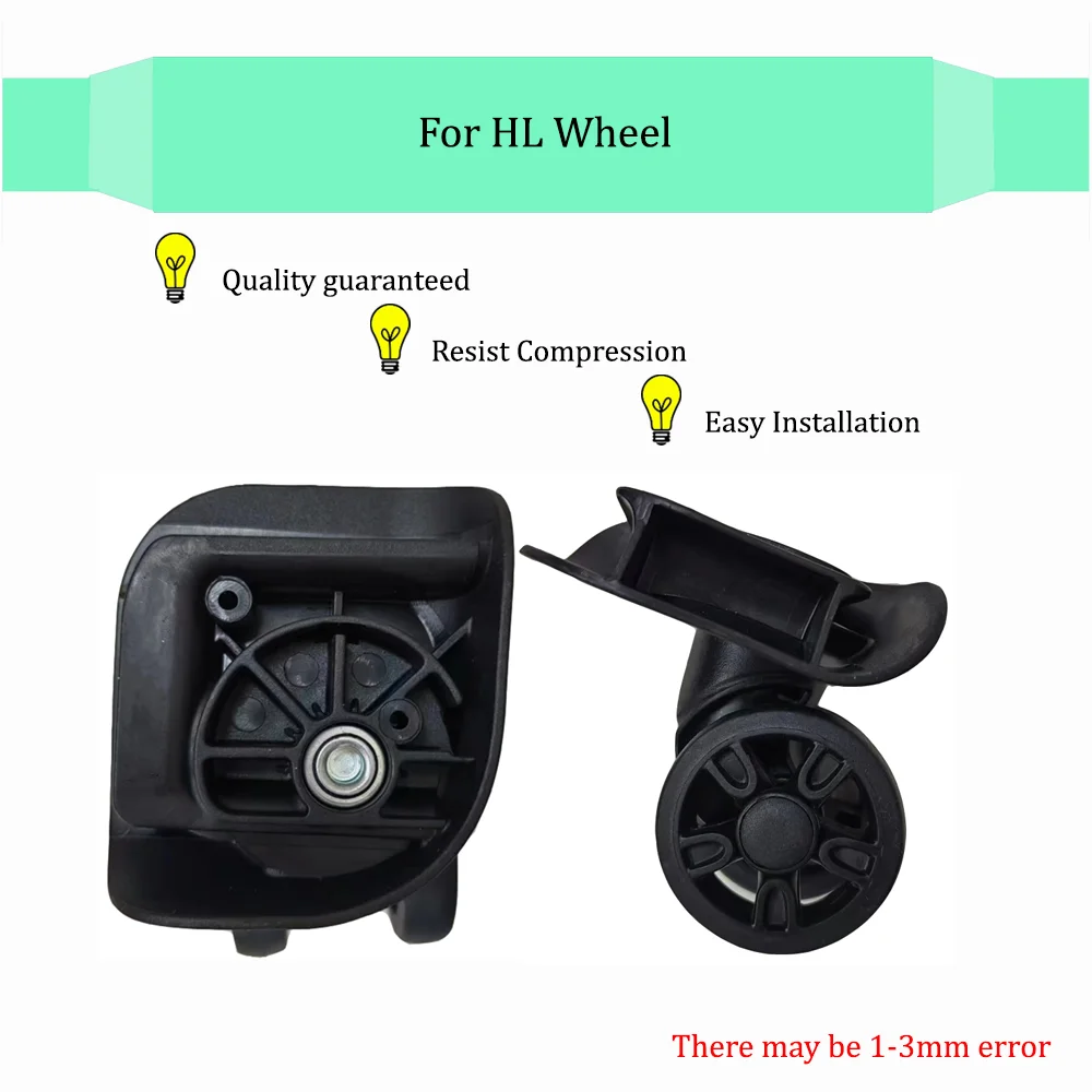 For HL-040D Universal Wheel Trolley Case Wheel Replacement Luggage Maintenance Pulley Sliding Casters Slient Wear-resistant