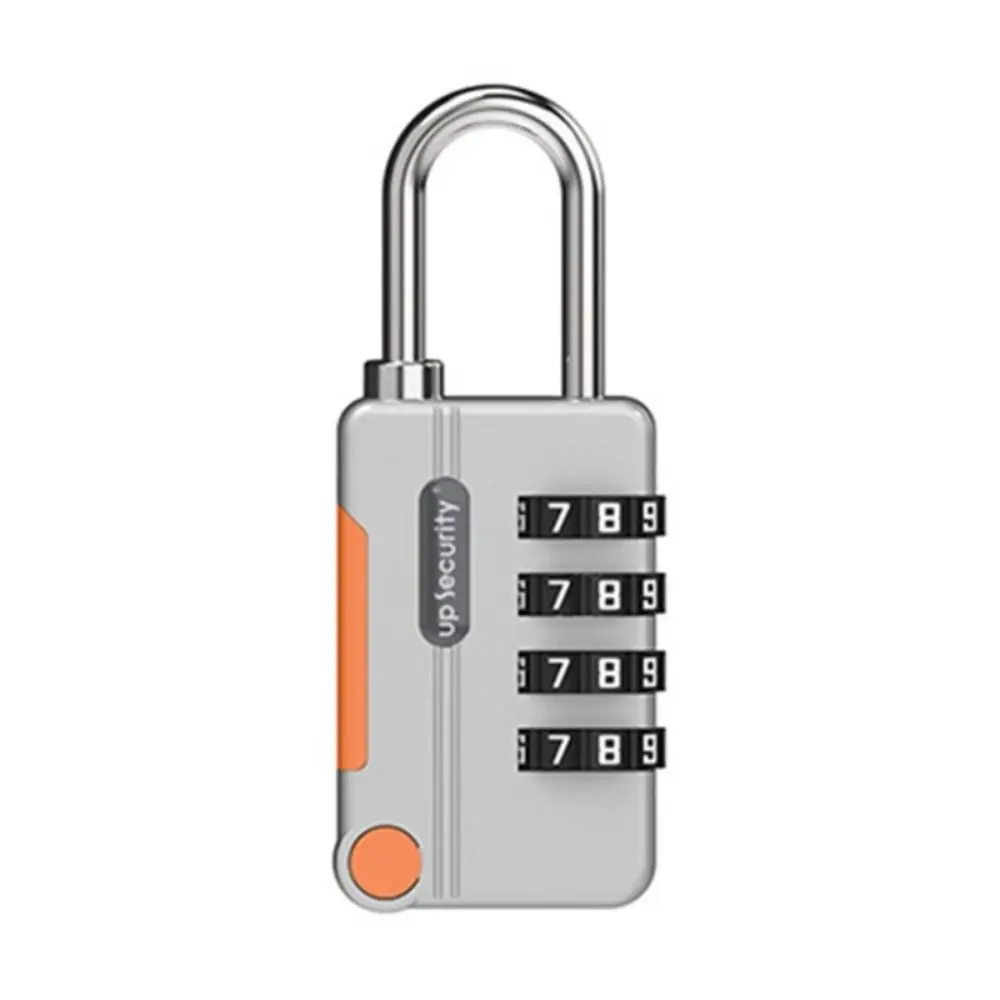 Padlock Weatherproof Luggage Hardware With Steel Cable Safely Code Lock 4 Digit Combination Lock Anti-theft