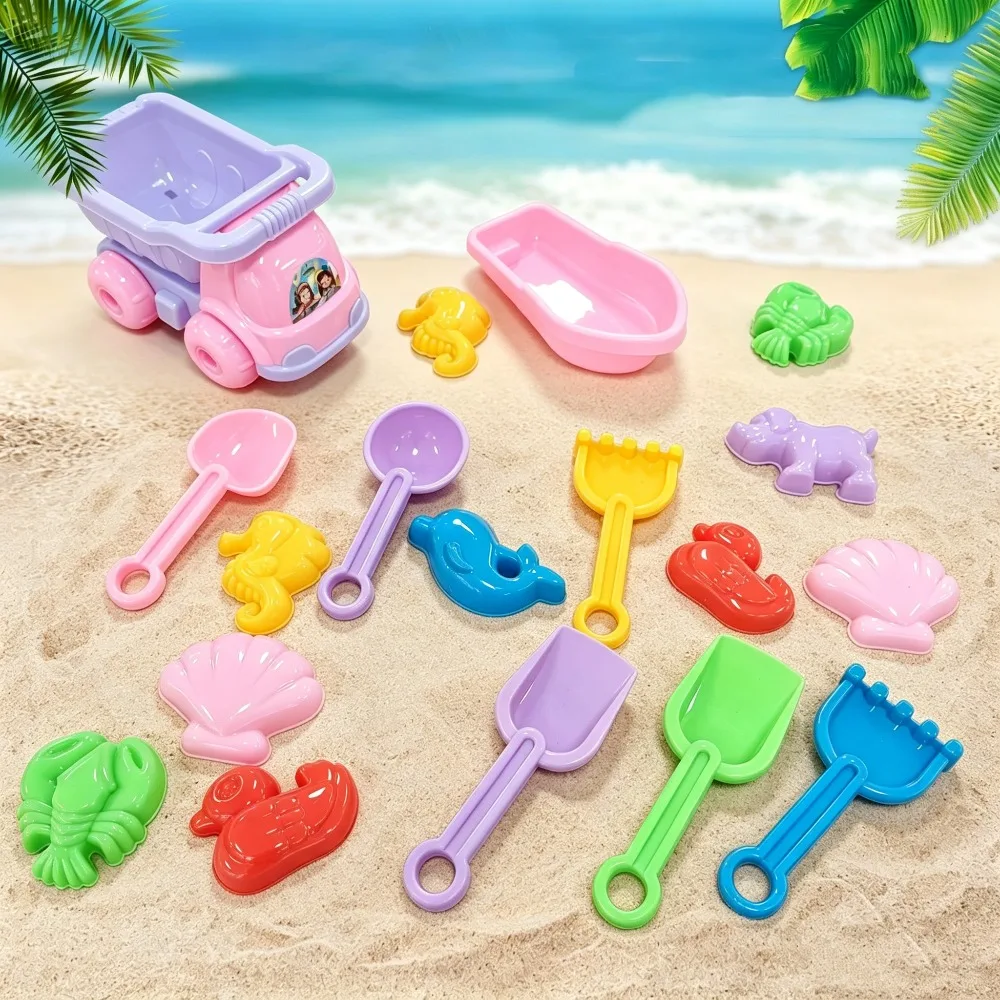 Mini Children's Beach Car Toys, Outdoor Water Play and Sand Digging Tools, Parent-child Beach Car, Boys and Girls' Toys