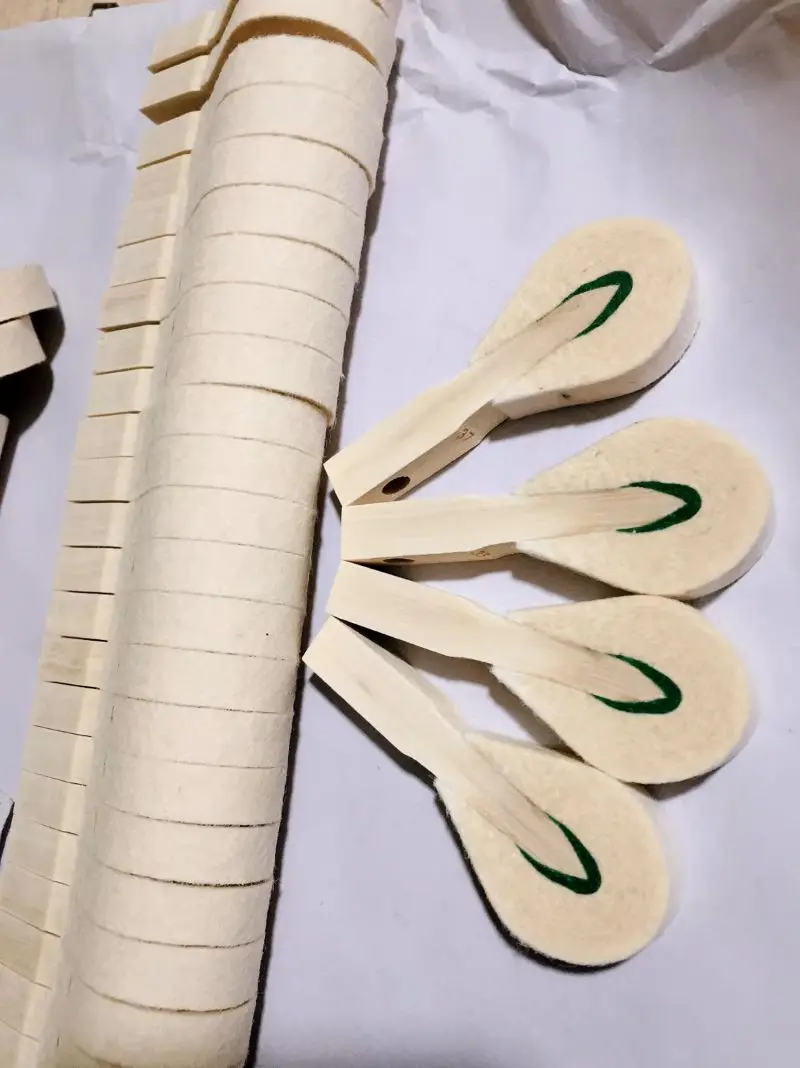 Piano Hammer Vertical Piano String Piano Hammer Hammer Imported Hammer Accessories White Wood Green Heart