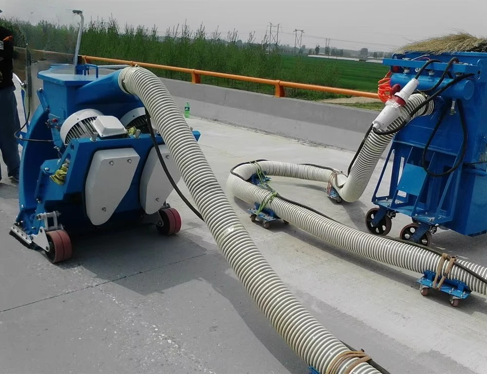 Machine de sablage de surface routière pour augmenter la friction et la rugosité du revêtement