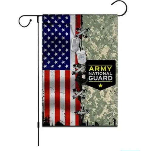 Bandera de jardín de la Guardia Nacional del Ejército, bandera de las fuerzas armadas del ejército para el patio de la casa, nueva UUI