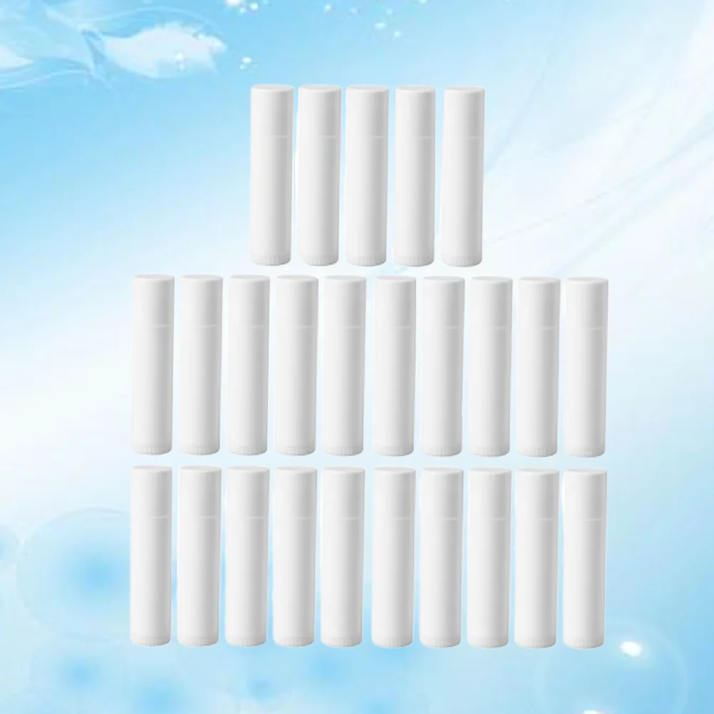 

50 Pcs DIY Lip Balm Tool Tint Makeup Accessories Lipstick Containers Empty Storage Tubes Face