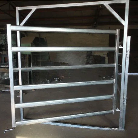 Steel Slide Manual Head In Ground Used Galvanized Installing Sliding Chute Calf Sorting Custom Gates Cattle Guard Gate