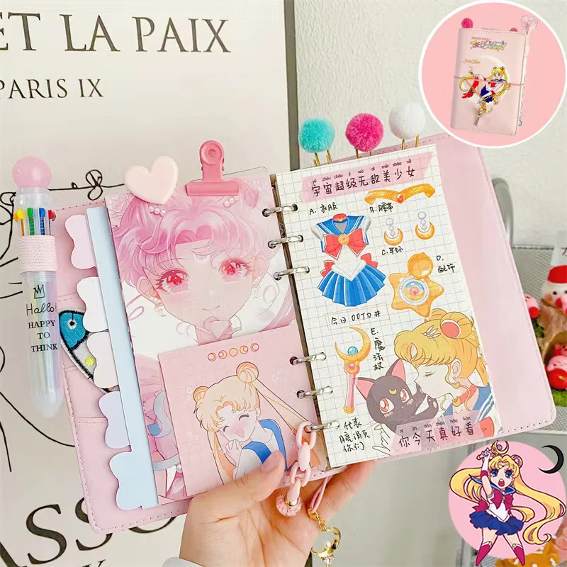 Sailor Moon Anime Horizon Notebook, agenda, combinaison, journal intime, hebdomadaire, licence, objectifs, horaires, évaluation, école, papeterie,