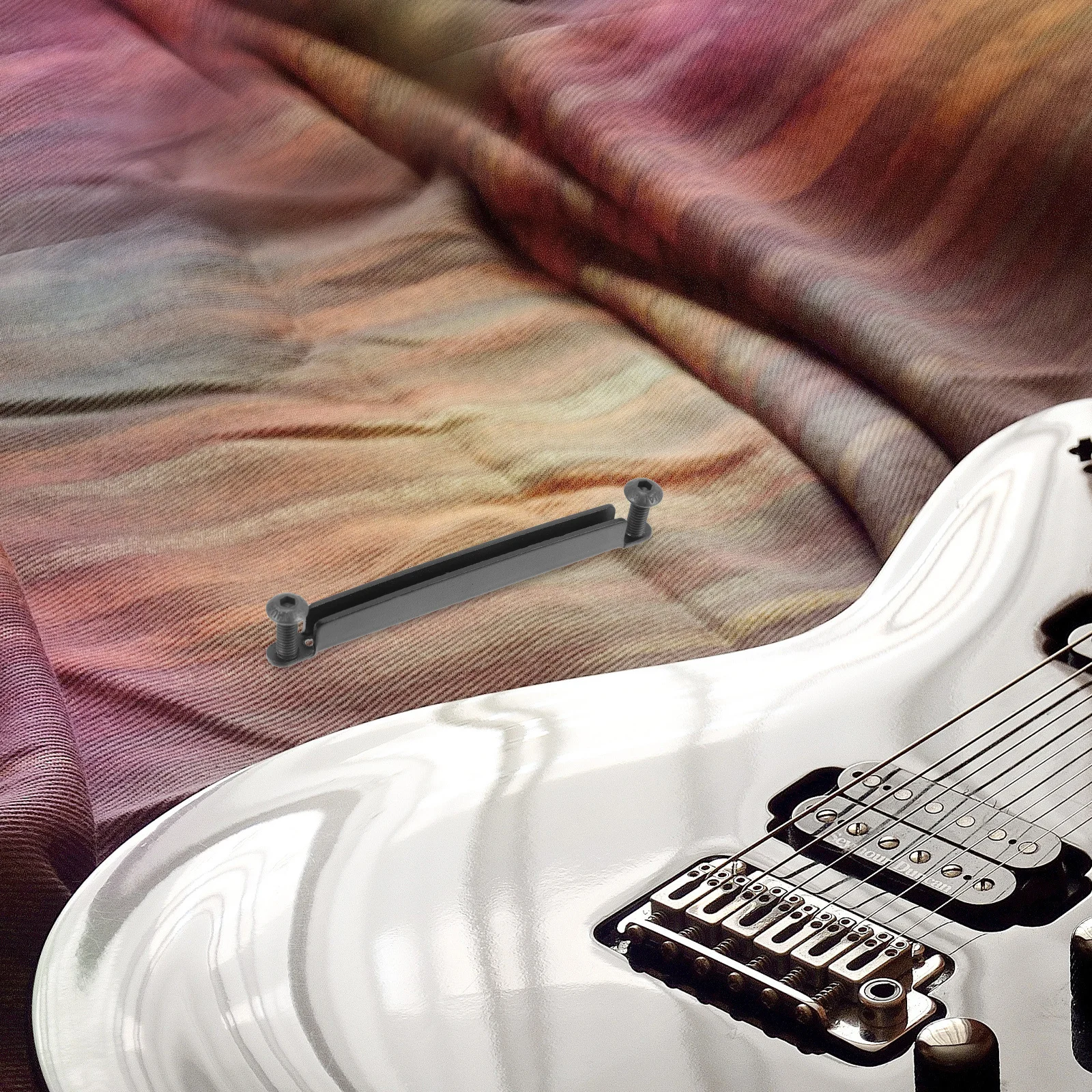 

1Set Guitar Bridge Height Adjusting Tool Metal Durable Bridge Lifter Adjustable Saddle Pad Folk Guitar Part Instrument