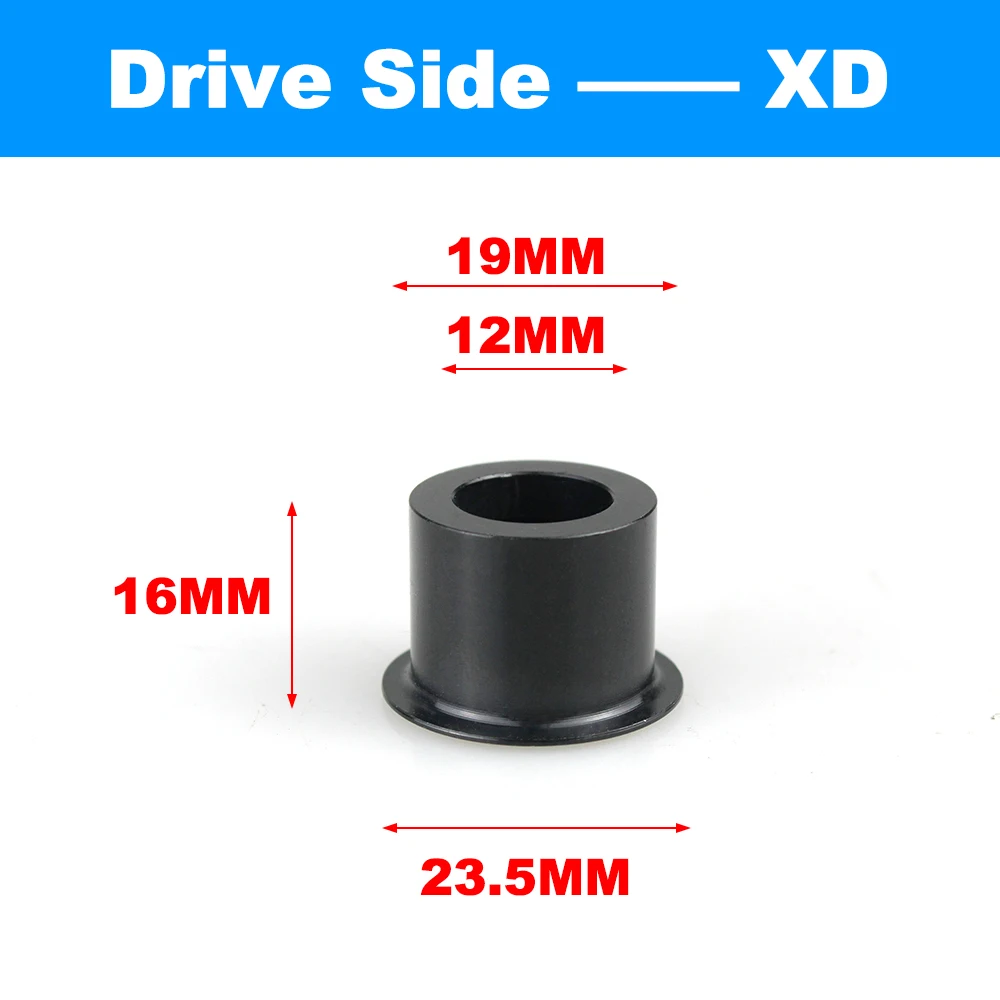 180 240 350 Hinterradnaben-Endkappe durch Endkappe 12 mm x 142 mm 148 mm Rennrad-MTB-Fahrradnabe HG XD XDR MS-Kappen Fahrradnaben-Konverter-Adapter