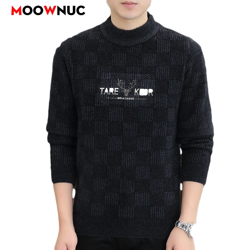 

Pullovers Men's Clothing Fashion Sweater For Men Knit Men's Sweat-shirt Autumn Casual Hombre Warm Solid Spring Male Streetwear