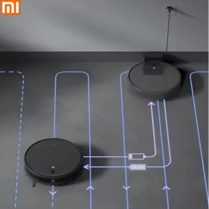 Xiaomi Mi Home Sweeping and Dragging Robot 1T Integrated Home Automatic Vacuum Cleaner Laser Navigation 3D Visual Navigation