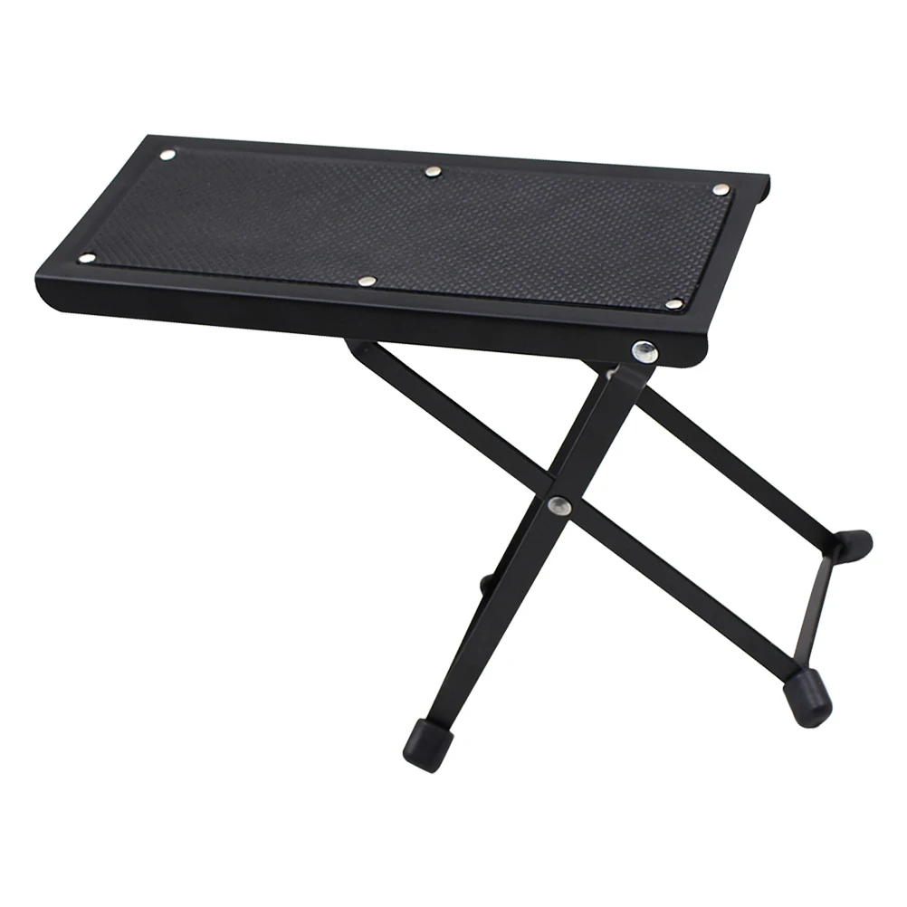 

Guitar Foot Stool Foldable Heavy Duty Wood Adjustable Height Ergonomic Design Guitar Accessories Durable Classic Color Easy