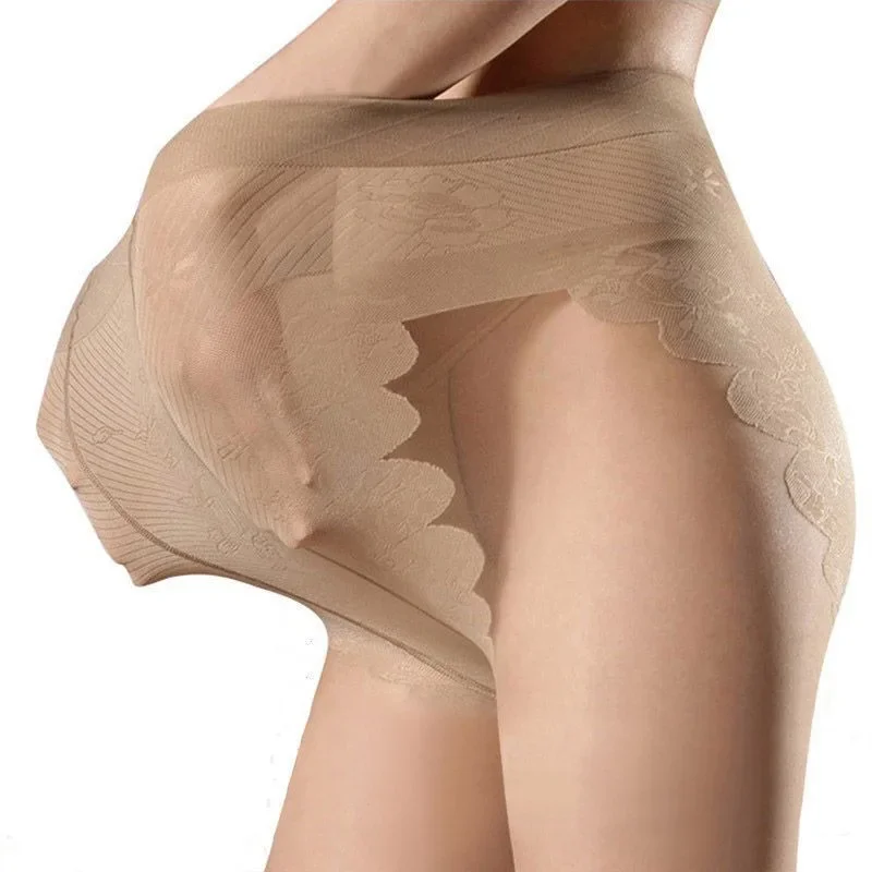 45-100kg Transparent Wear-resistant Lady Pantyhose Plus Size Ultra-thin Nylon Stocking Women Sexy Tights High Waisted Slim Pants image 4
