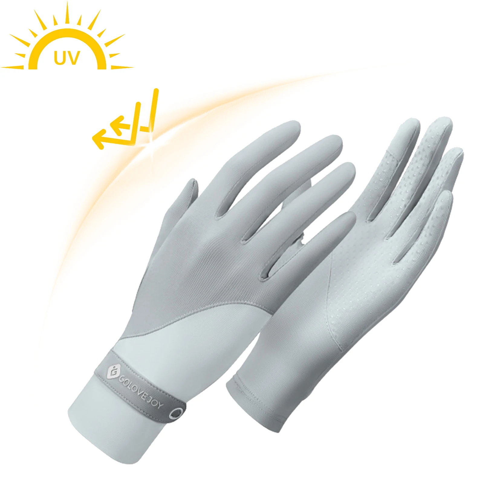 UV Gloves Breathable Ice Feeling Sun Protection UPF 50 Sun Gloves Driving Sailing Fishing Gloves For Women And Men SPF Gloves