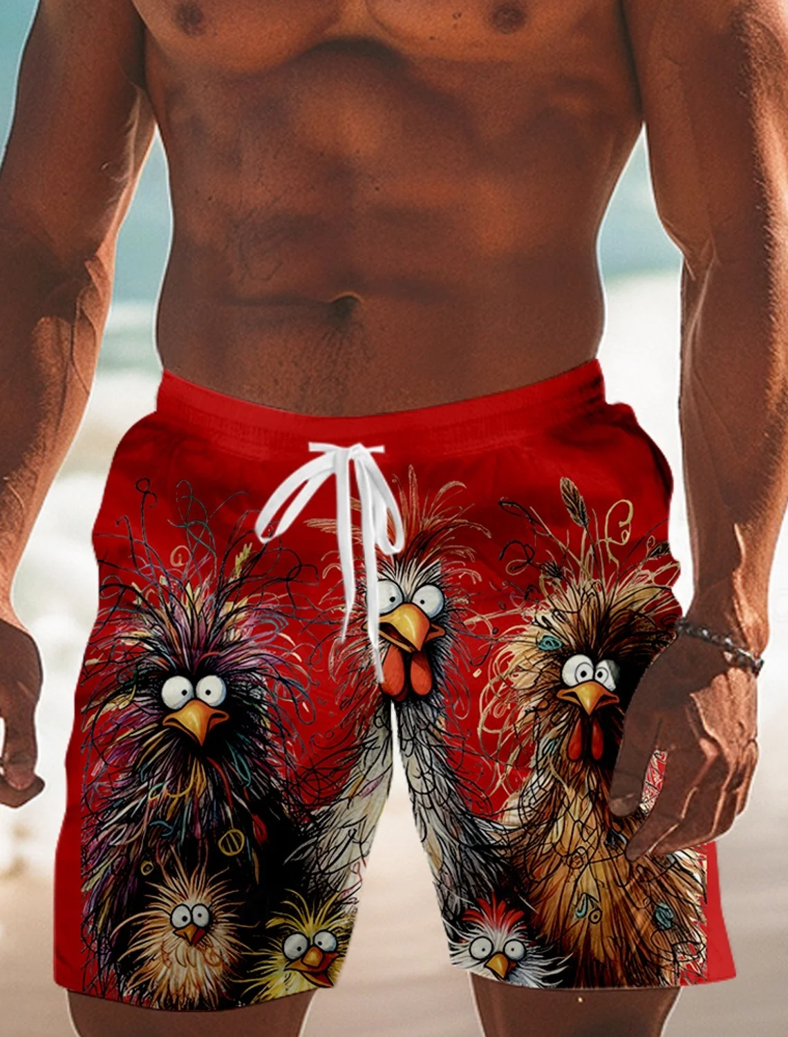 

Мужские плавки для серфинга, шорты, модные уличные трендовые повседневные плавки для отдыха, дизайнерская одежда с эластичной резинкой на талии