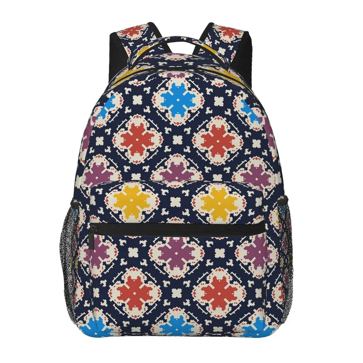 

Искусственный геометрический узор и искусственно абстрактный разноцветный рюкзак, рюкзак, сумка для книг, школьная сумка, сумки на плечо для мужчин и женщин