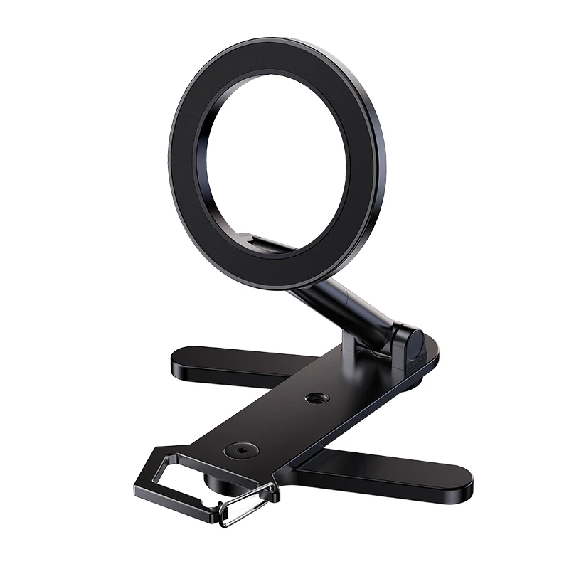 

N62 Strong Magnetic Phone Holder 720° Rotation Foldable Selfie Tripod Hook Stand For iPhone 12-17 Series Car Gym Golf Vlogging