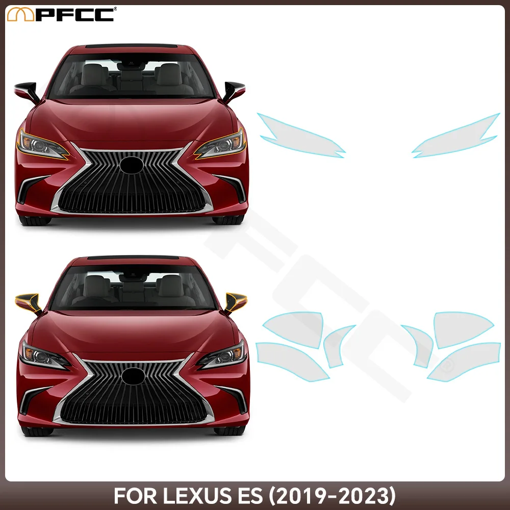 

Car Headlight Rearview Paint Protective Film PPF TPU Clear Bra Anti-scratch Resistant Kit For Lexus ES 250 300H 350 2019-2023