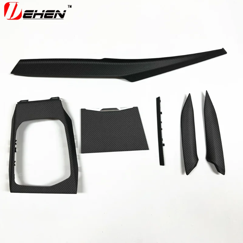 Real Carbon Fiber Interior Trim Kit For BMW 3 4 Series 2023-2024 G20 G22 G26 I4 G80 G82 G87 Lci Full Replacement Optional  Matte