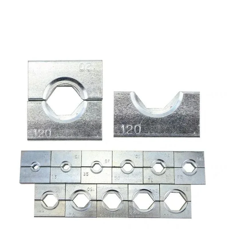 Hydraulic pliers mold 10-300 square mold stamping mold, copper and aluminum terminal crimping pliers mold accessories