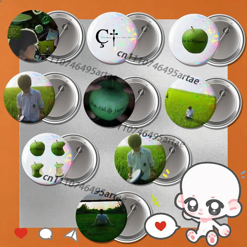 All About Lily Chou-Chou Badges Button Round Creative Pin Brooch Bag Decor Accessories Fans Collect Friends Gifts
