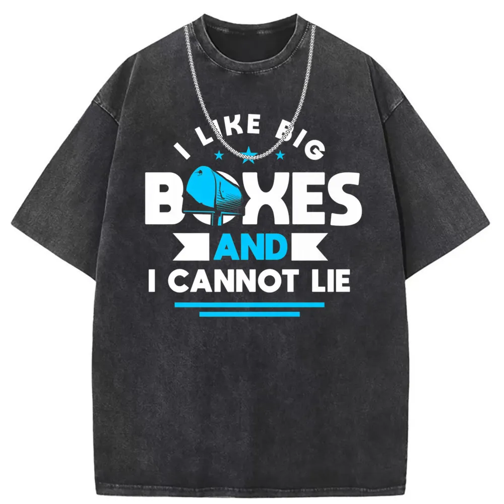 I Like Big Boxes And I Cannot Lie Man Funny T-shirts Long Sleeve Fitness Tshirts Men Fashionable Christmas Day Printed Clothing