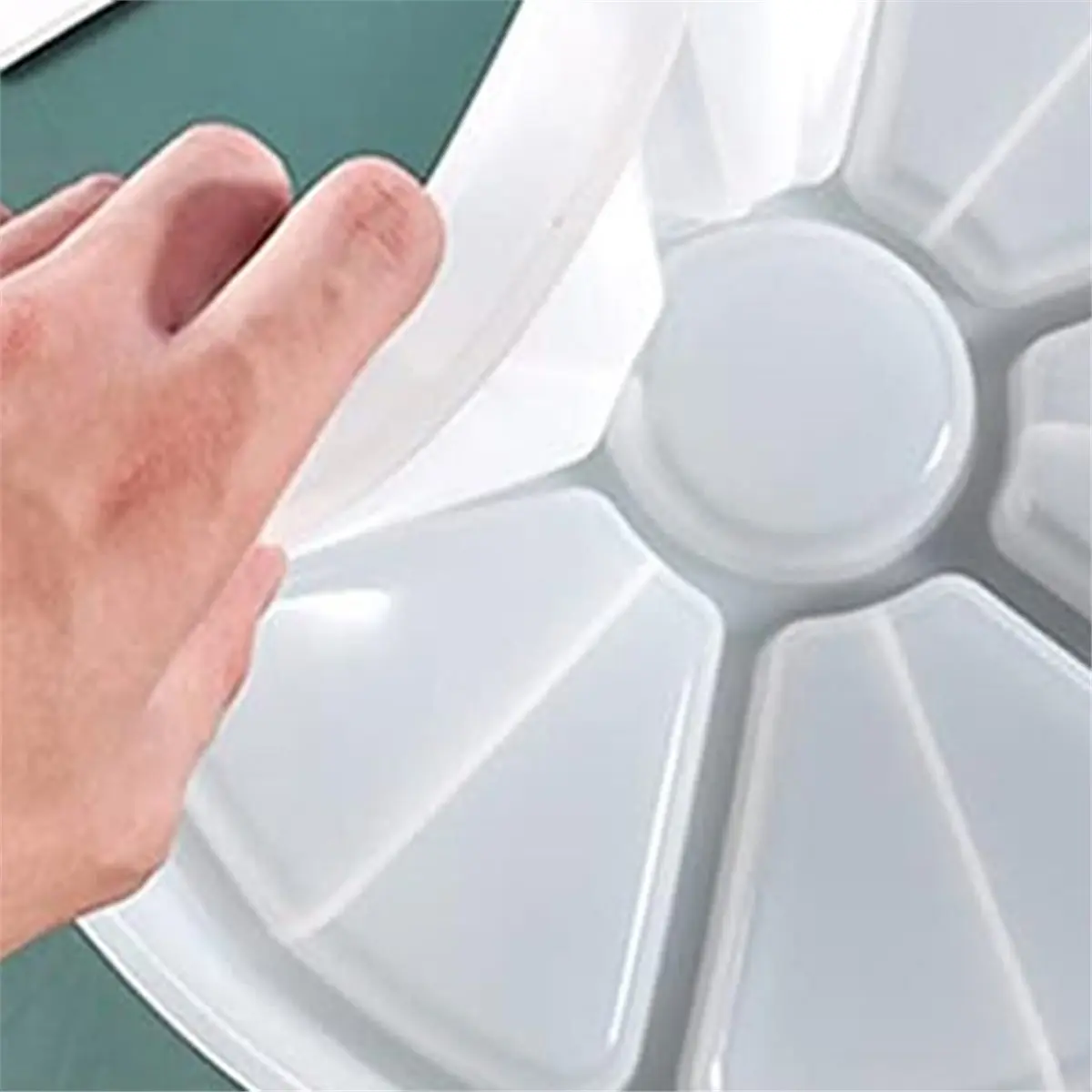 

Формы для подносов для цветов и фруктов, силиконовые формы для шкатулок для украшений, круглые эпоксидные формы для домашнего декора и поделок своими руками