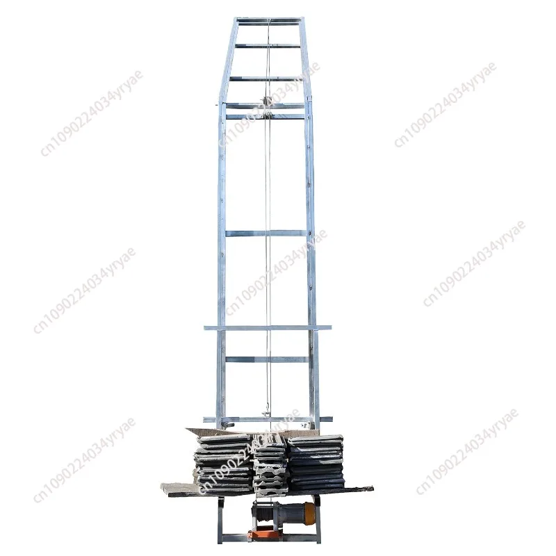 

Sloping roof multifunctional lifting platform electric ladder suitable for solar panels free splicing height with motor