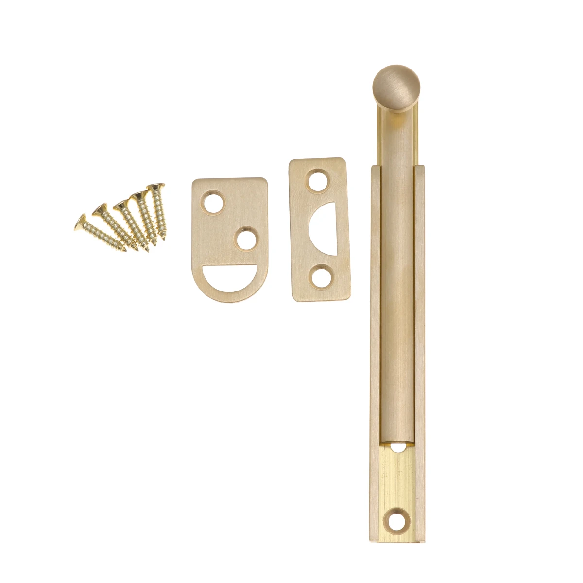 

Copper Safety Bolts Latch Anti-Theft Lock Buckle Fire Latch Door Bolts Latches Invisible Flush Mount Door Lock For Home
