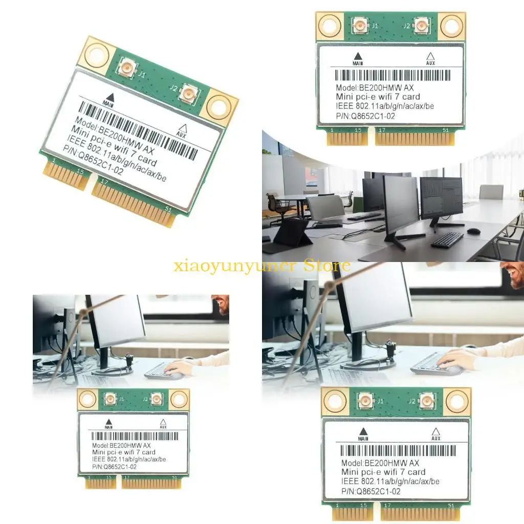 

P9JB BE200HMW WIFI7 CARD FAST 2,4/5/6 ГГц полосы пропускания.
