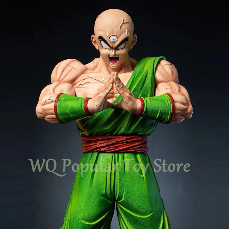 34cm Dragon Ball Anime Figure Tien Shinhan Figures Tien Shinhan Pvc Statue Collectible Model Decoration Christmas Gifts Toys