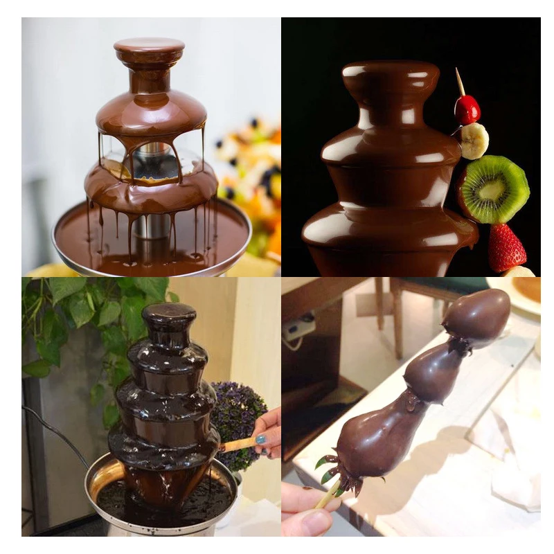 Chocolate Fountain For Event Wedding Children Birthday Festive Party Supplies Christmas Chocolate Waterfall Machine