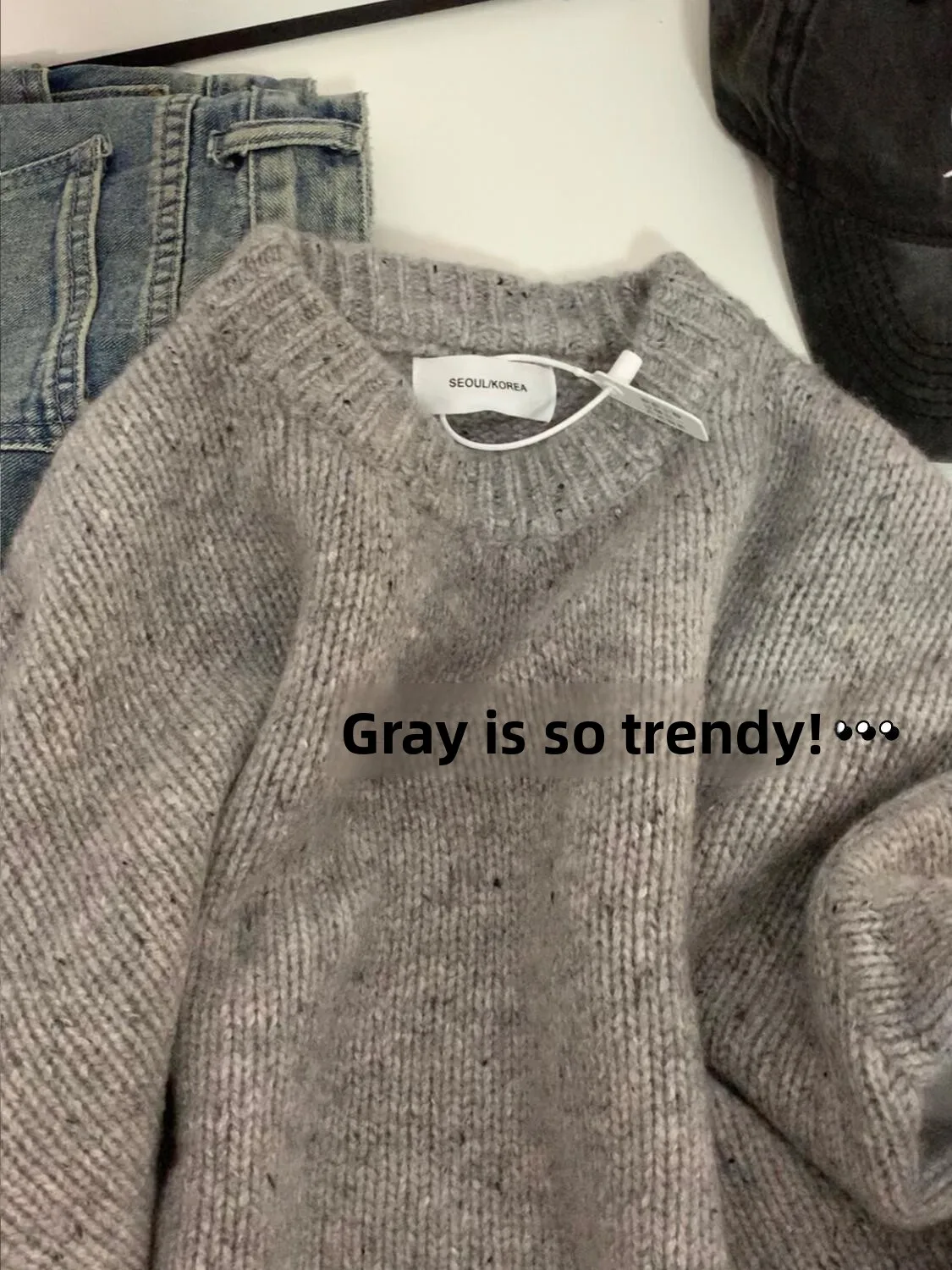 

Loose Women's Knitted Sweater round Ne Pullover ey Casual Sle Inner Wear Outer Wear Autumn Winter Comfortable Thermal Top