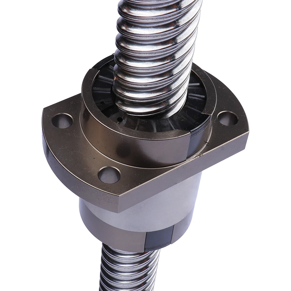 Customization High precision steel ball screw nut CNC automated production of lead screw gear motornewFFA2020-1.8 linear motion