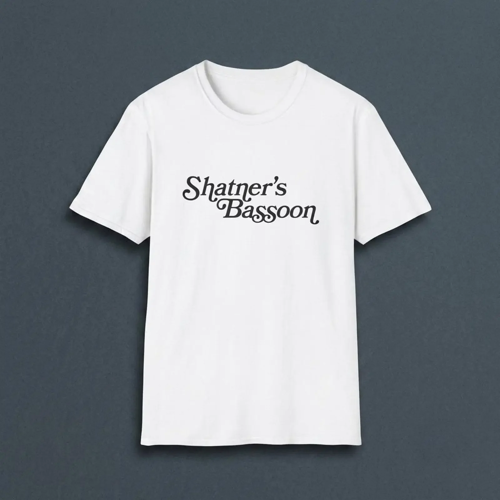 Shatner's Bassoon T Shirt Brass Eye Chris Morris Fan vintage Washed Slightly Comfortable Stylish homme Breathable fashion