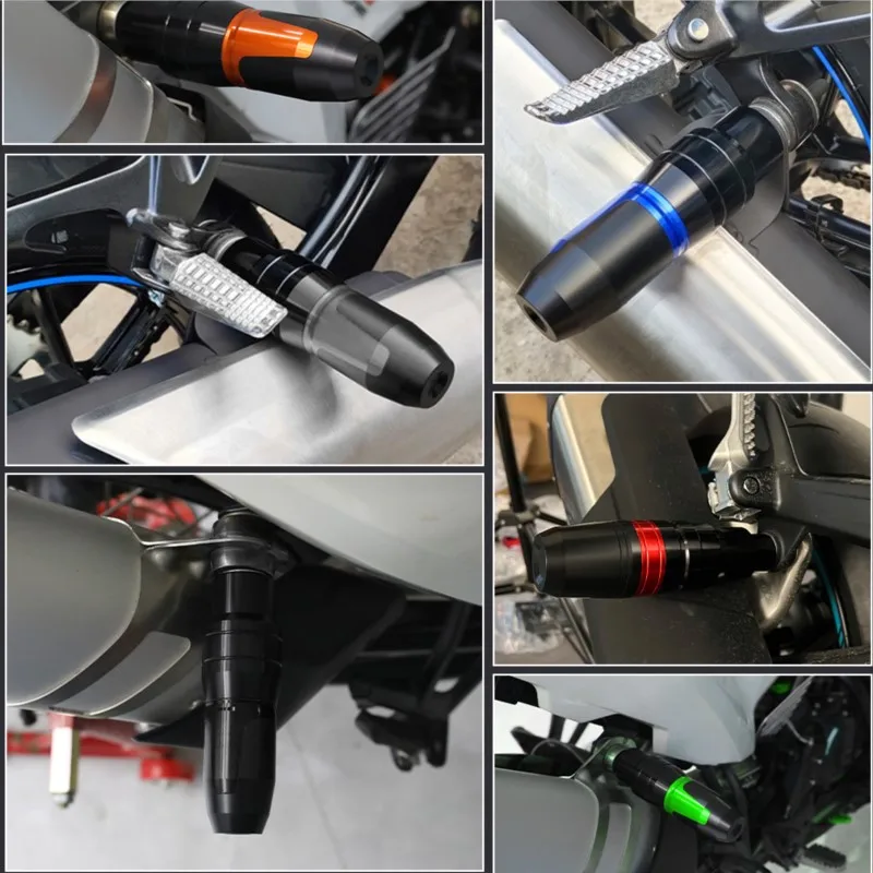 Cbf 600 1000 125 quadro sliders crash protector para honda cbf1000 cbf125 cbf190r cbf500 cbf600 motocicleta caindo proteção almofada