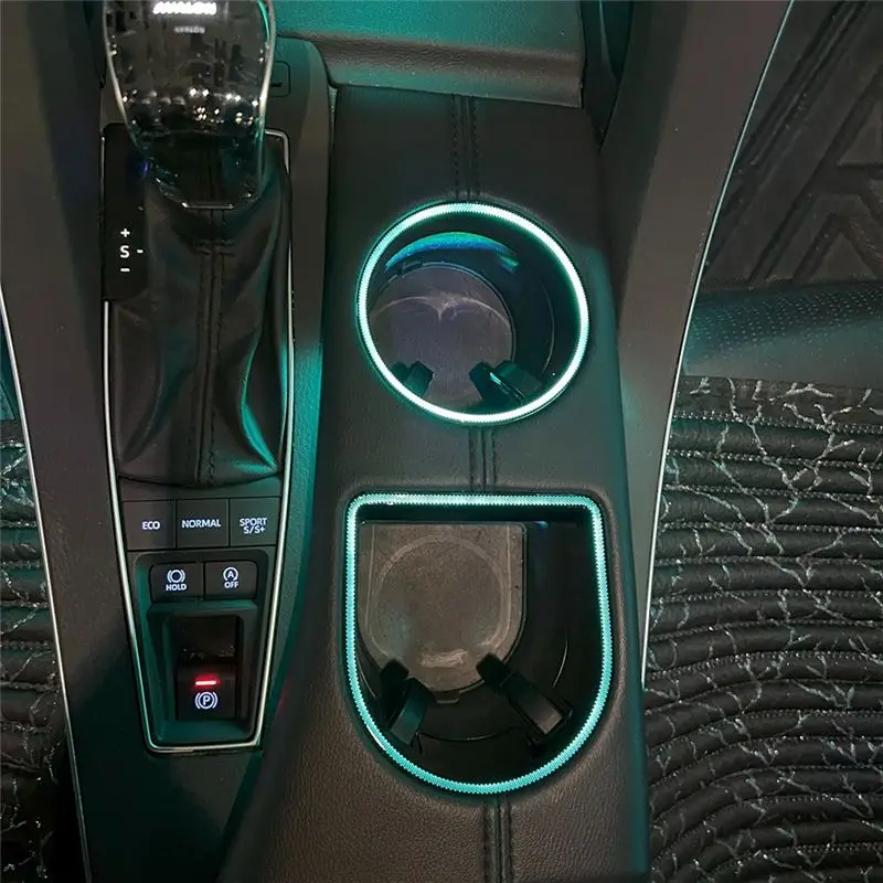 A95E-Fit For Toyota Avalon 2019-2024 64 Color Car Cup Light Central Control Lamp Interior Modification Ambient Light