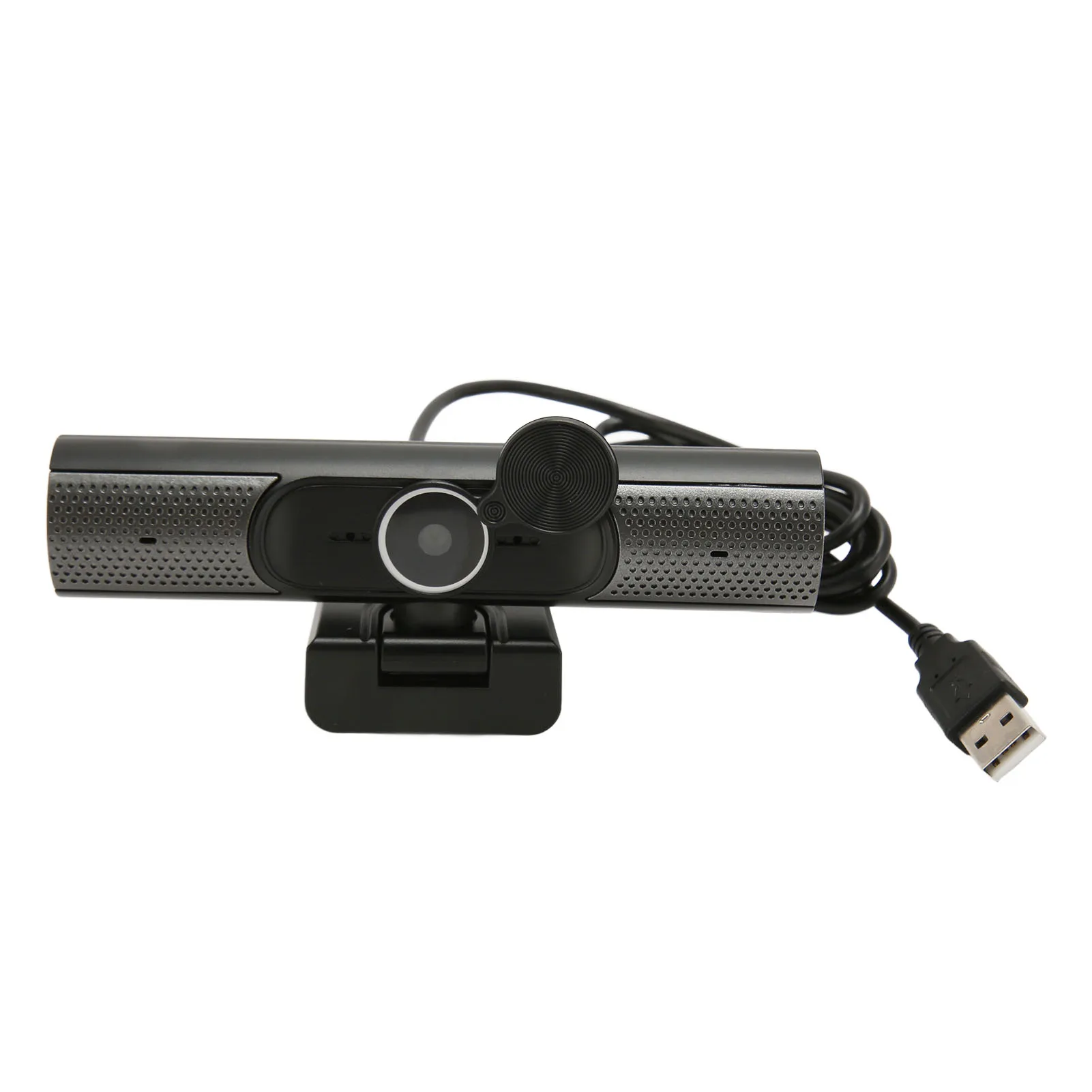 

USB Webcam 2K 30fps Auto Focusing HiFi Speaker Noise Reduction Mic Plug and Play PC Camera for Desktop Laptop Video Chat